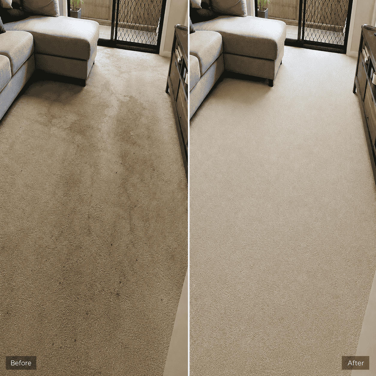 Before & After Carpet Cleaning Near Me